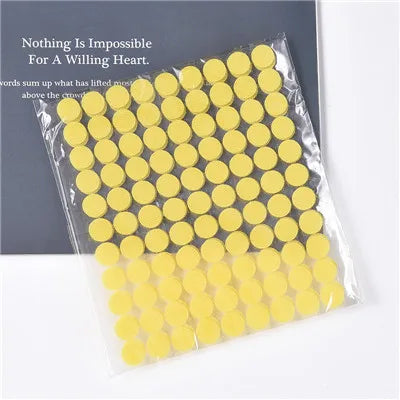 10-30mm Self Adhesive Sticky Dots Strong Glue Magic Sticker Disc Transparent White Round Belcro Adhesivo Hook and Loop Tape