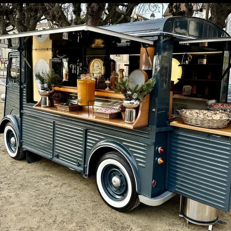 Robust Food Trailer Concession Cart With Off Road Tires For Rural Event Access Professional Mobile Catering Vending Business