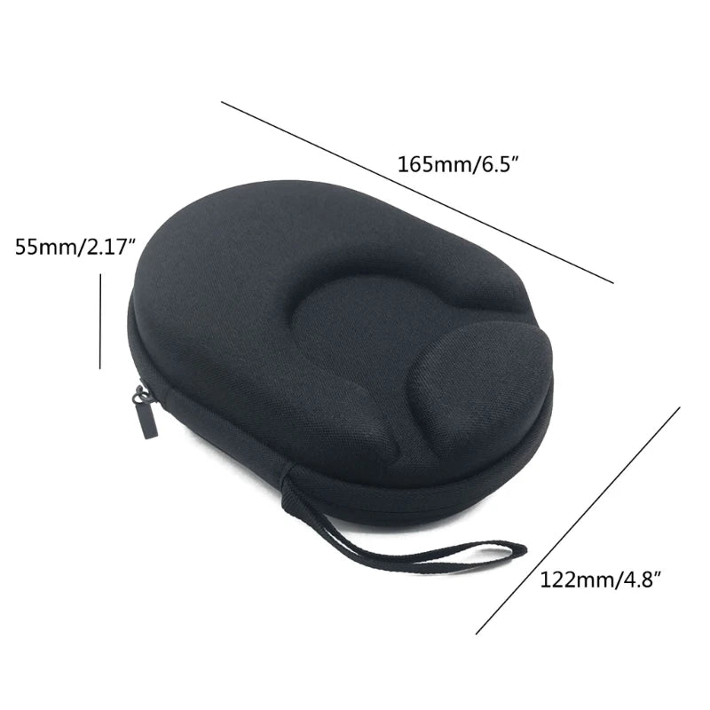Earphones Case, Air Bone Conduction Headphone Carrying Case Storage Bag with Hand Strap for AfterShokz Aeropex AS800