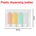 NEW 60ML Travel Containers Set Refillable Travel Bottle Everything for Travel Bottles Set Shampoo Bottles Kit  LXPTZ03