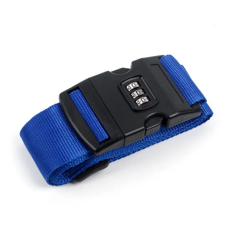 Adjustable Luggage Belts Strong Elastic Extra Safety Travel Suitcase Luggage Baggage Security Straps Tie Belt Carry On Straps