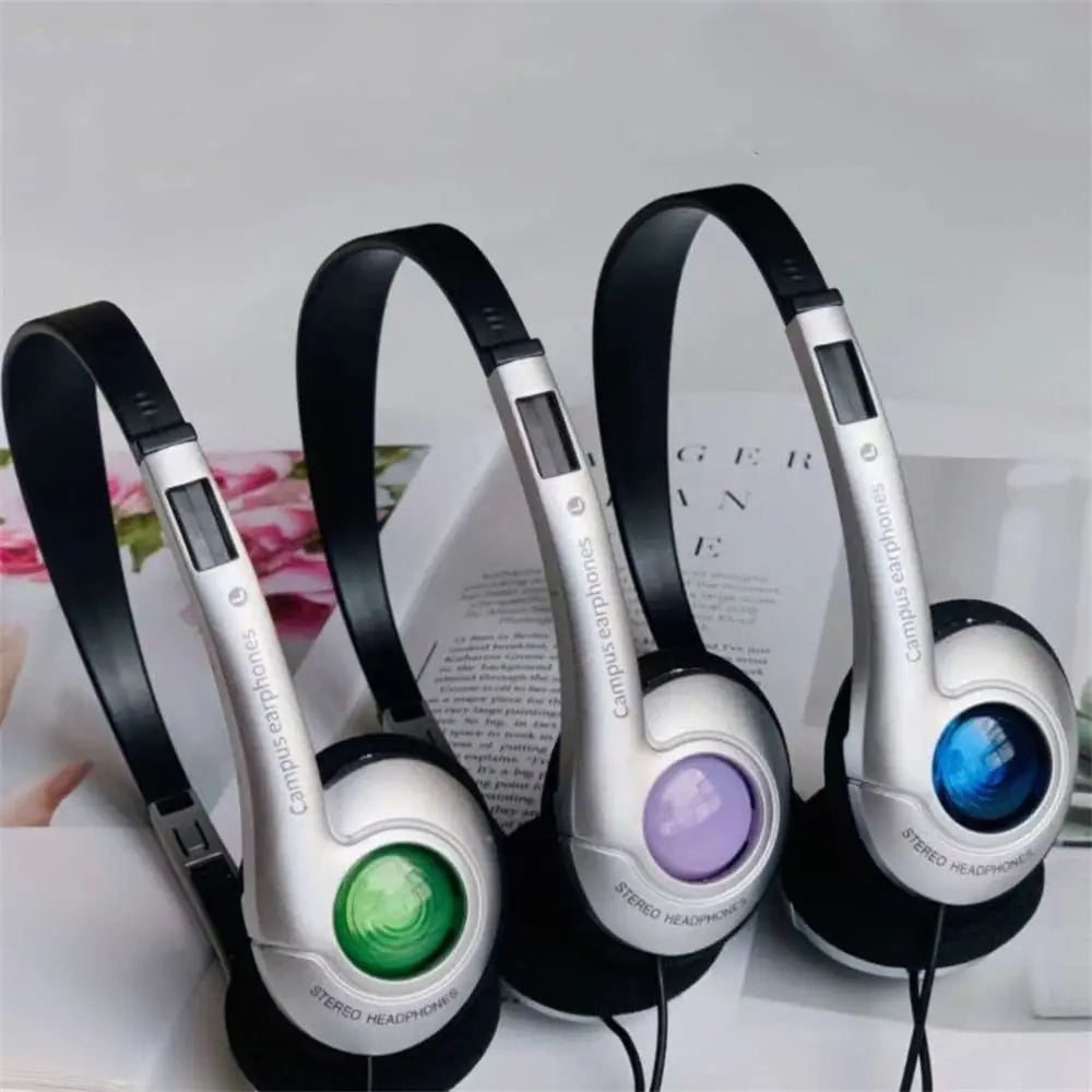Fashion Retro Classic Headset Y2K Wired Headphone 3.5mm Type C Over Ear Earbud