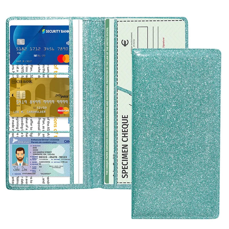 Simple Stylish Driver's License Car Registration Certificate Holder Document Cover Ticket Storage Anti Magnetic Card Bag