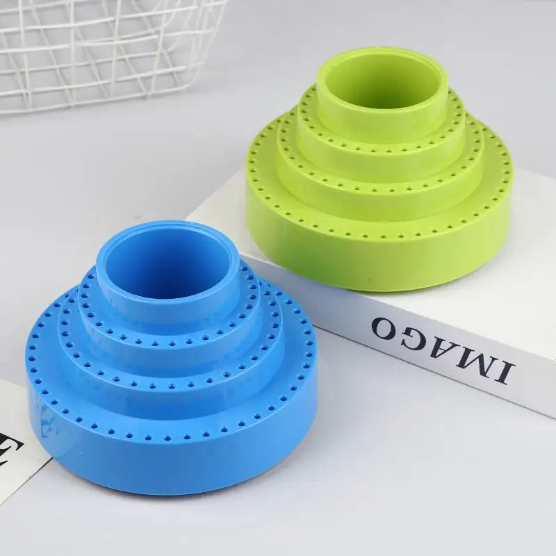 Rotary Round Shape Drill Bit Storage Case Tool Bit Holder 360°Rotating Box Grinding Tool Tip Stand Screwdriver Bit Holder▪