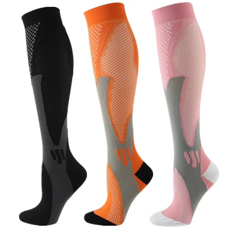 Compression Socks Running Football Sports Medical Nursing Socks for Flight Travel Pregnancy Edema Diabetes Varicose Veins Socks