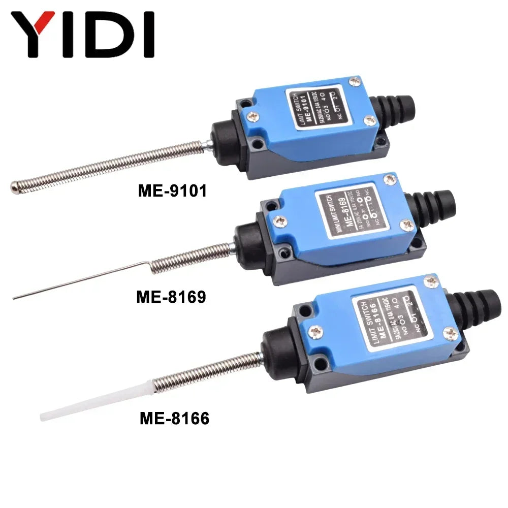 Waterproof CNC Limit Switch ME 8108 8111 8122 9101 5A/220V Rotary Roller Lever Sealed Industrial Momentary Limit Switch 1NO 1NC