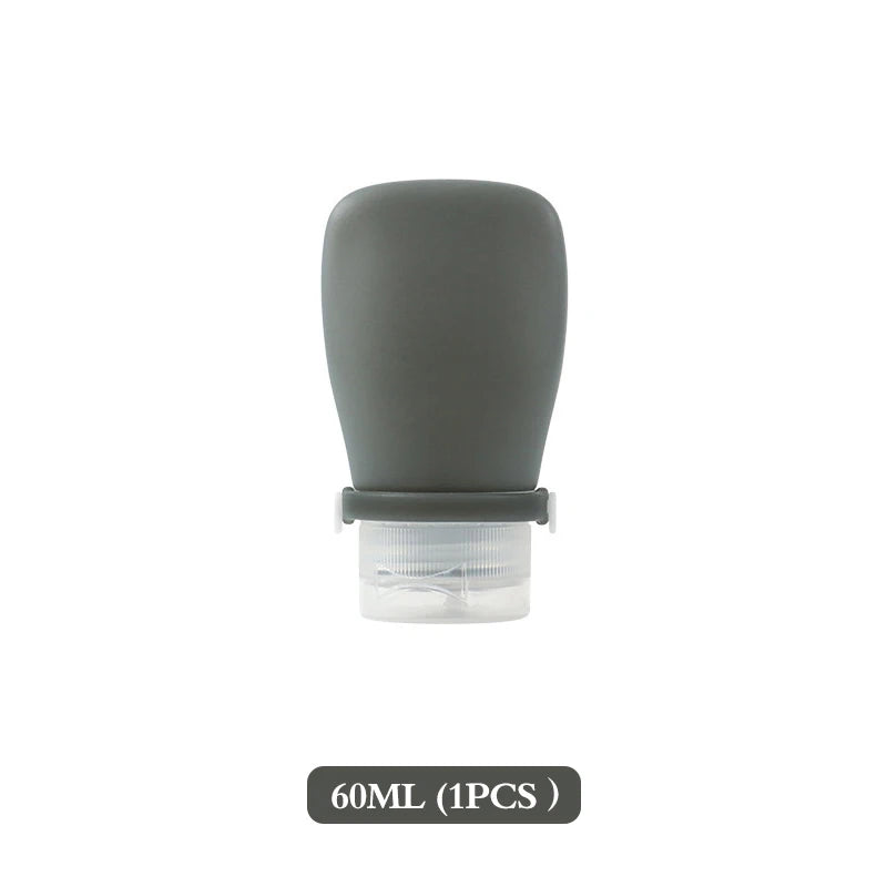 30/60/90ml Silicone Travel Bottles Leak Proof Squeezable Refillable Containers Cosmetic Tube For Lotion Soap Liquids Bottling