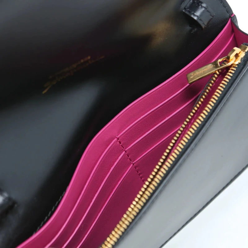 Luxury Keyhole Clutch Women 2026 Trend Fashion Elegant Party Wedding Bridal Purse New Black Faux Leather Gold Chain Shoulder Bag