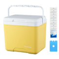 15L Insulated Ice Chest Multipurpose Portable Ice Bucket Outdoor Hard Cooler for Camping Picnic Beach Drink Beverage Fishing
