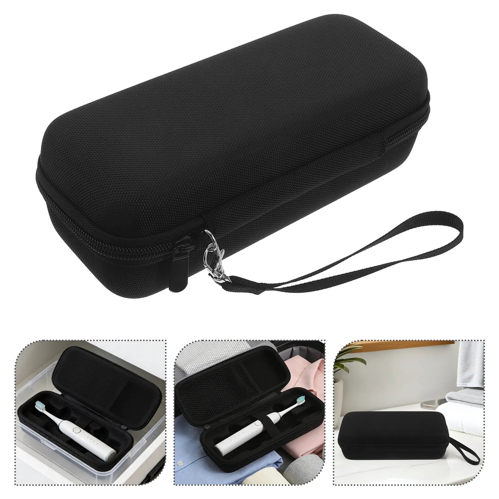 Electric Toothbrush Travel Case Portable Toothbrush Holder Compatible for Oral B 1000 1500 2000 3000 Pro Hard Protective Bag