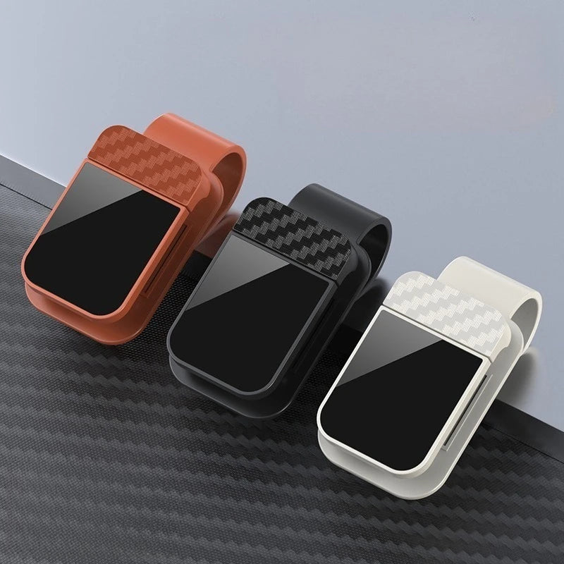 New Car Glasses Clip Sun Visor Sunglasses Holder Auto Interior Storage Organizer Car Interior Storage Automotive Supplies
