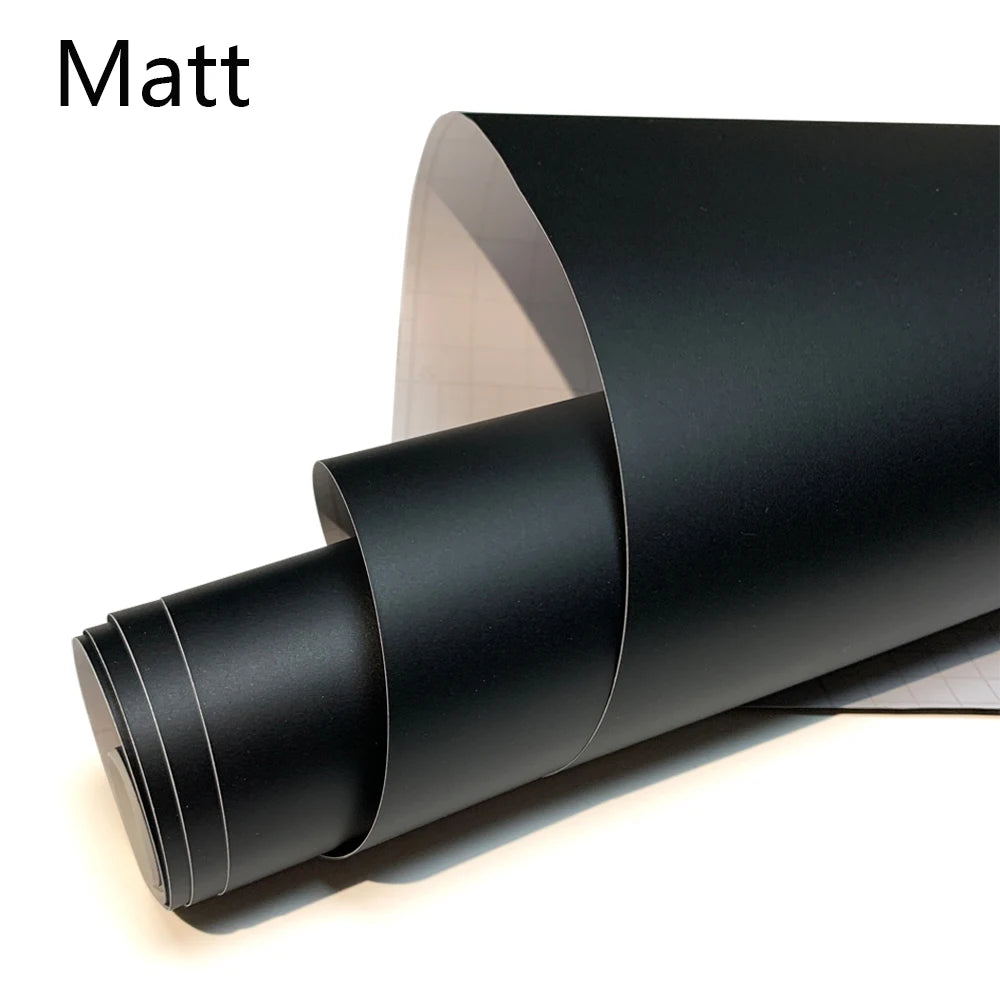 Matte Black Wrap 145x300cm Car Film Covering Roof Hood Protection Foil DIY Motorcycle Sticker Vinyl Wrap for Custom Fit Car Film