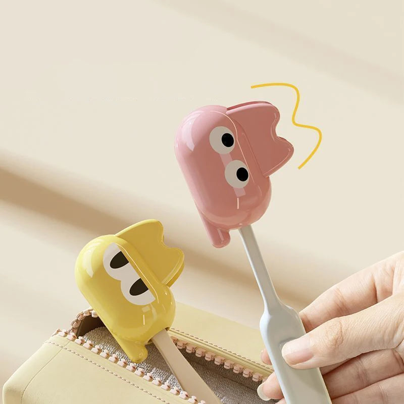 Portable Electric Toothbrush Head Dustproof Protective Cap Travel Toothbrush Plastic Clip Cover 1/3Pcs