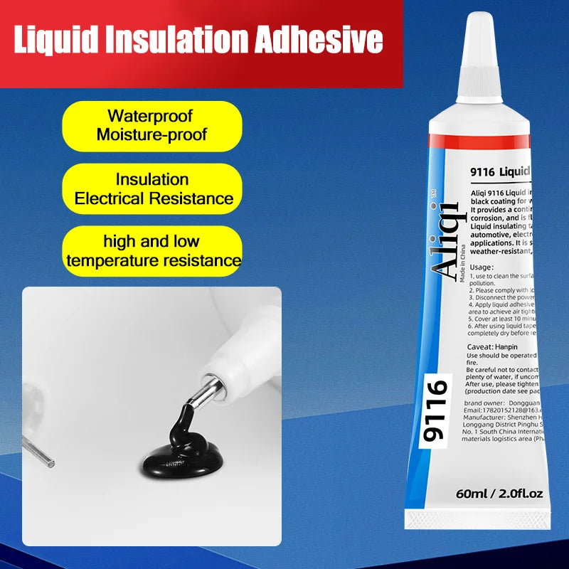 Waterproof Liquid Electrical Tape Rubber Insulating Cable Wire Coat Glue Insulation Adhesives Sealer Home Fix Line Glue