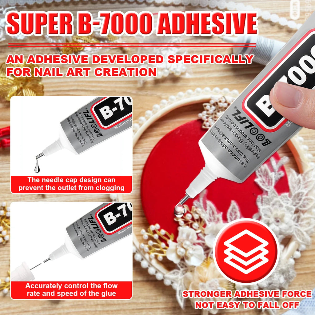B7000 super glue, handmade DIY, super nail glue, mobile phone repair glue, jewelry glue is transparent, odorless and detachable,