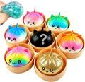 Kawaii Random 1Pc Unicorn Dumpling Squishy Mystery Box Glitter Fake Food Aesthetic Room Desk Decor Ornament Surprise Present