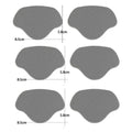 6pcs Shoe Repair Stickers Fabric Heel Protector Anti-Wear Repair Holes Self-adhesive Patches Insoles Pad Foot Care Insert