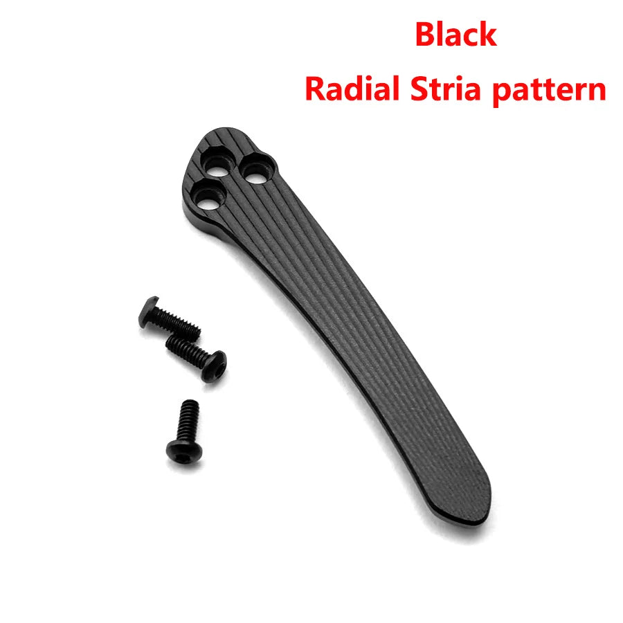 4 Colors With Screws Custom Titanium Knife Pocket Clip Clamp For Spyderco C81 Paramilitary2 Para3 C223 C10 Manix2 G10 Police C11