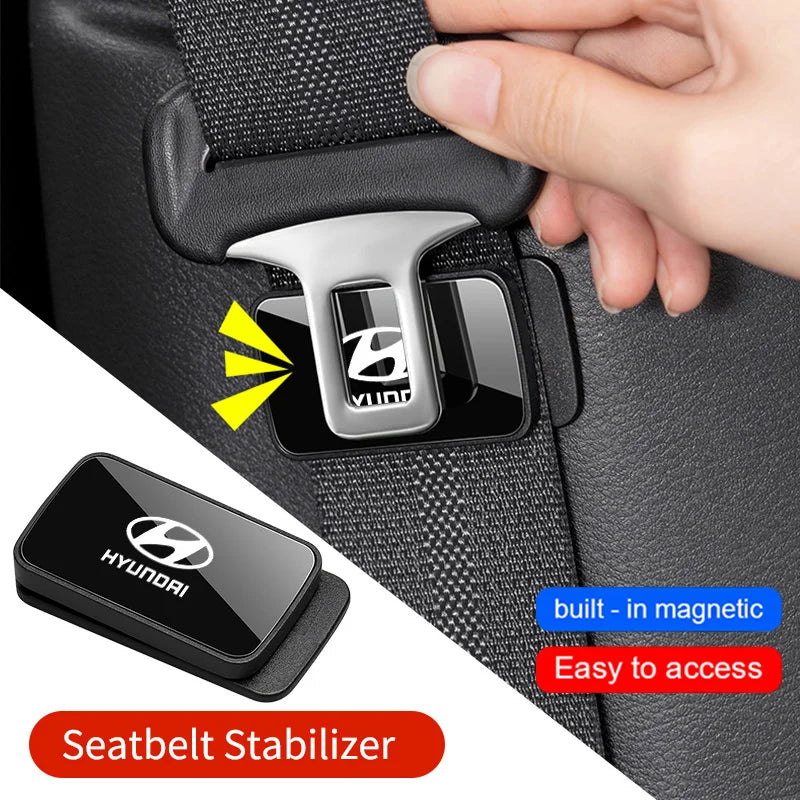 Car Seat Belt Fixing Clip Stabilizer Fastener Adjustable Seatbelt For Hyundai Tucson IX35 I30 I20 Kona Coupe Veloster I40 Getz