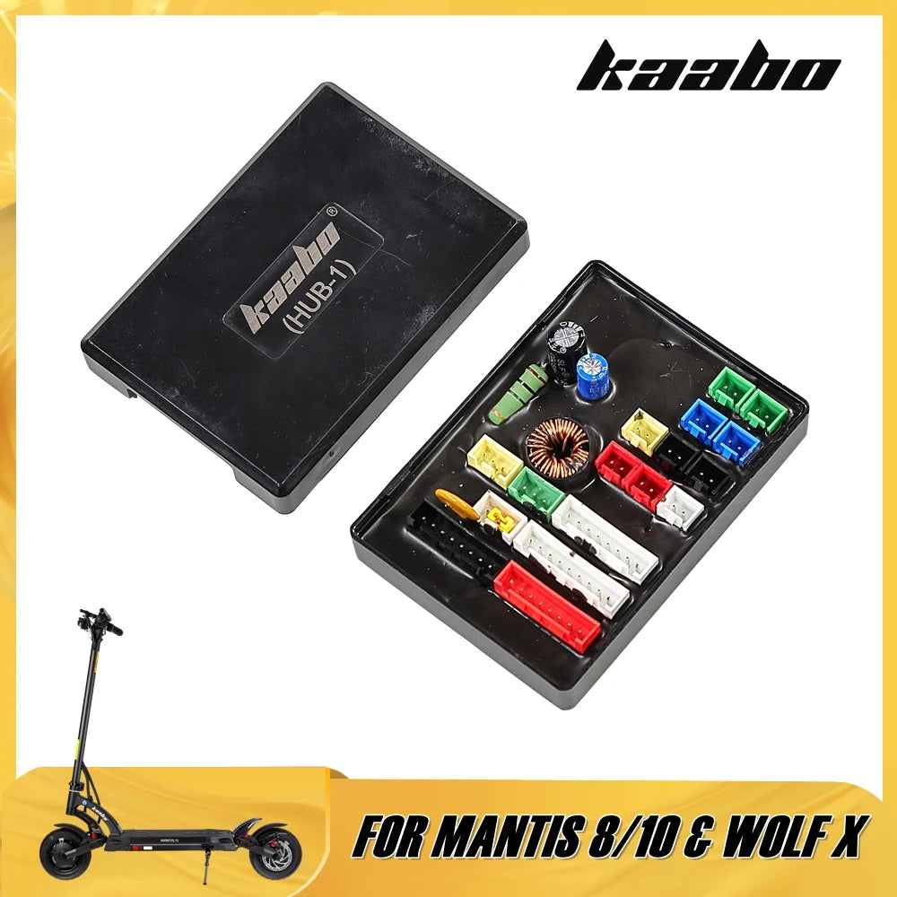 Universal Hub Box for KAABO MANTIS 8 Series MANTIS 10 Series WOLF WARRIOR X 10-Inch Series Electric Scooter Line Concentrator