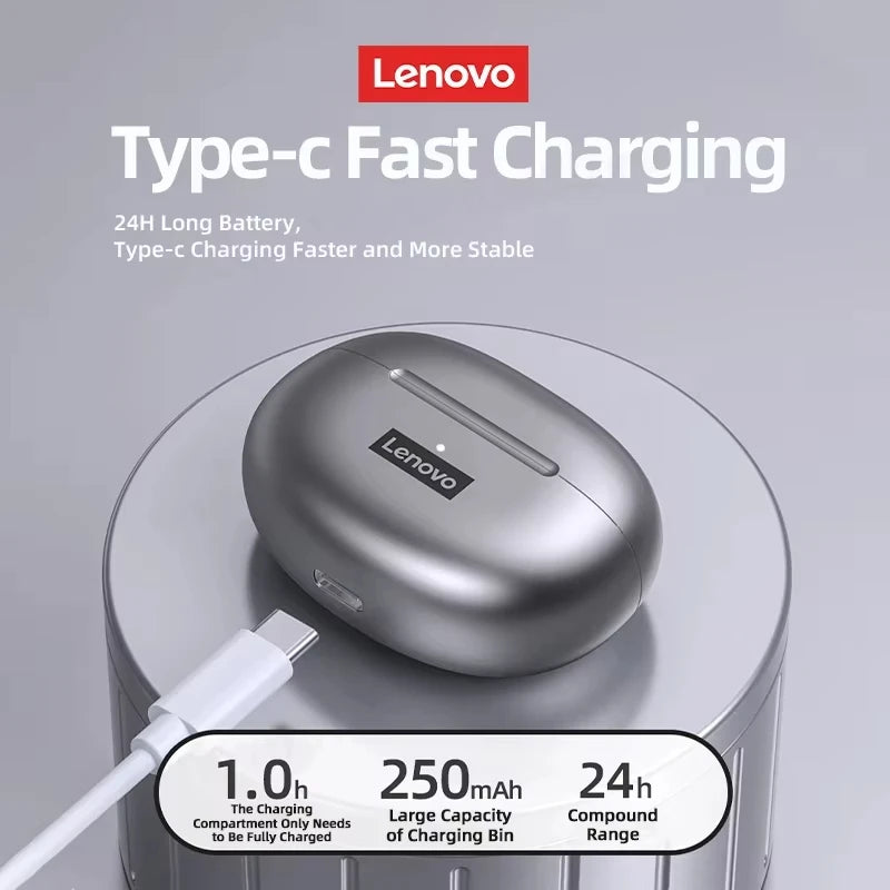 Original Lenovo LP5 TWS Wireless Bluetooth Earphone Long Battery Life Sports Headphone Dual Mode Gaming HD Call Headset With Mic