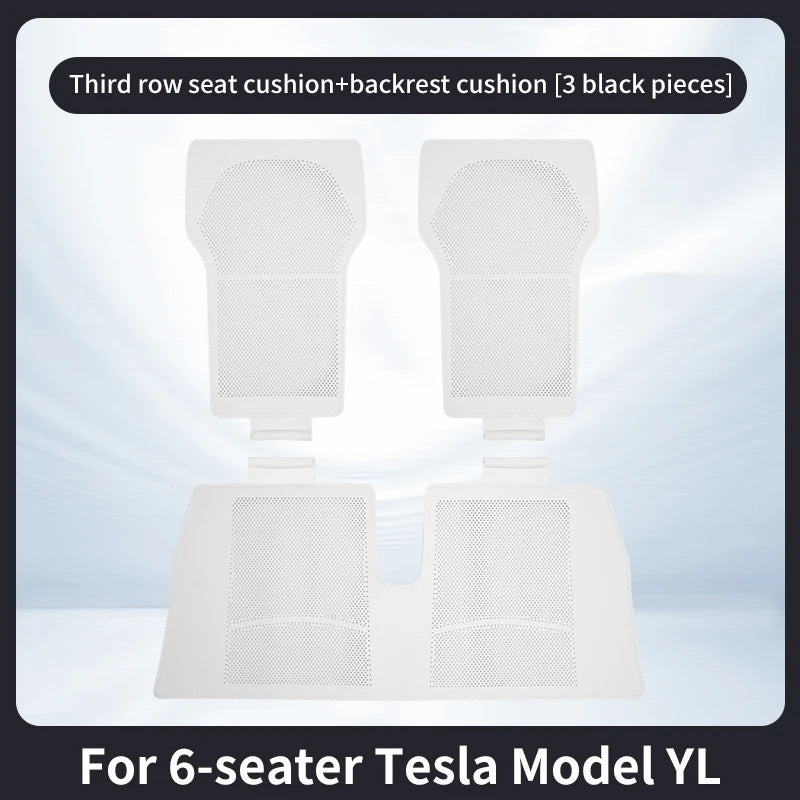 For 6-seater Tesla Model YL car seat cushion, Model Y L front and rear seat cushion, seat back cushion, seat protection cushion