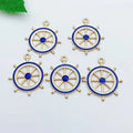 10pcs jewelry alloy accessories DIY boat anchor rudder hanging price handmade hair accessories necklace clothing hanging accesso
