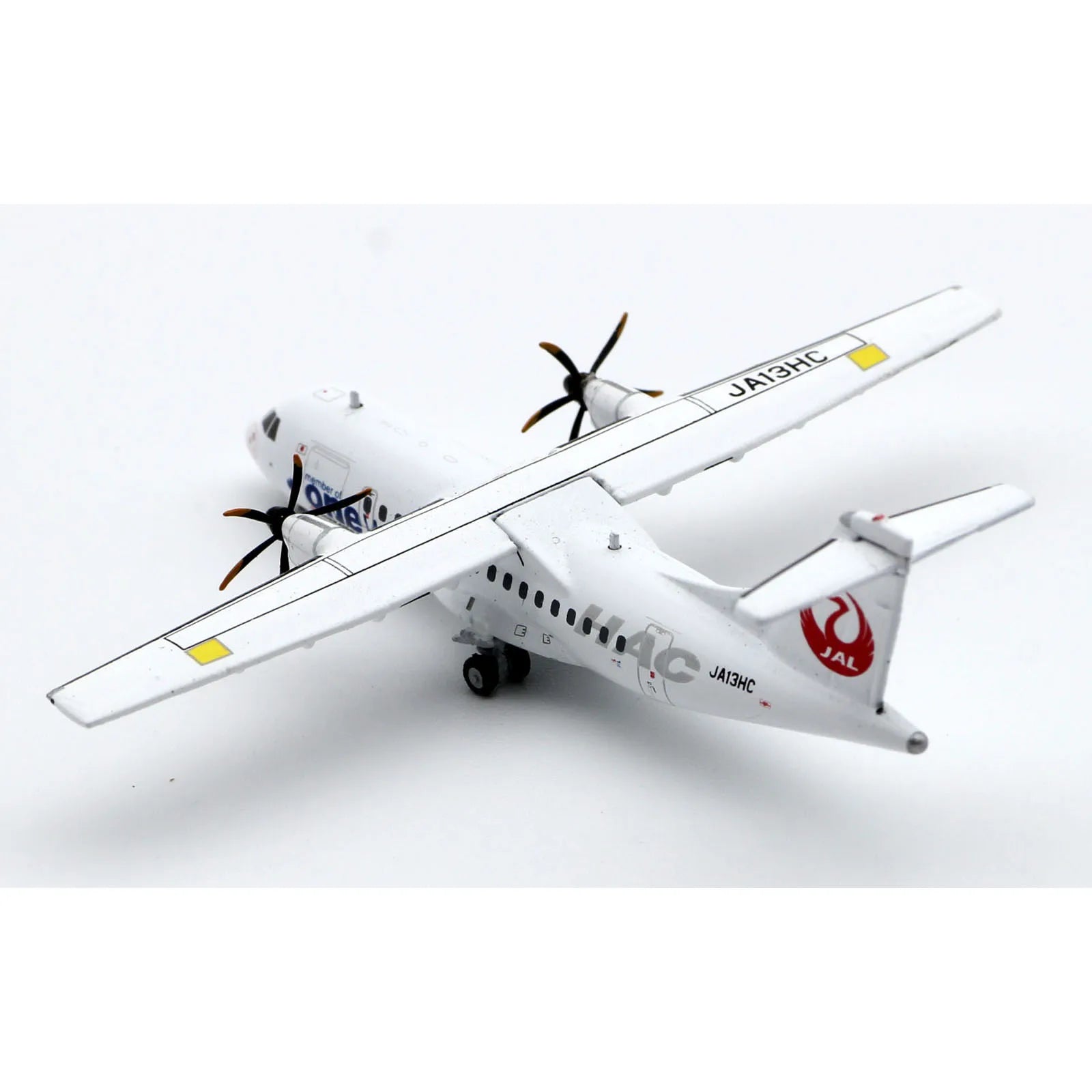EW4AT4004 Alloy Collectible Plane Gift JC Wings 1:400 Hokkaido Air System “Oneworld” ATR42-600 Diecast Aircraft Model JA13HC