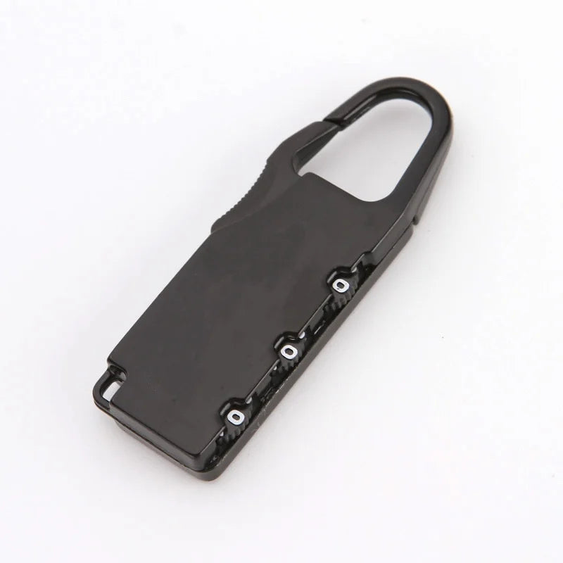 1pcs Zinc Alloy Safety Traveler Bag Password Lock Portable Mini Anti-theft Padlock Photography Bag Small Lock Travel Accessories