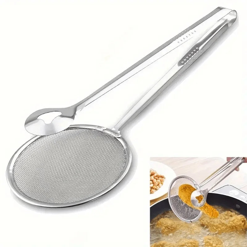 Stainless Steel Kitchen Tongs—a Versatile and Easy-to-clean Tool Ideal for Preparing and Frying Healthier Meals for Outdoor Cook