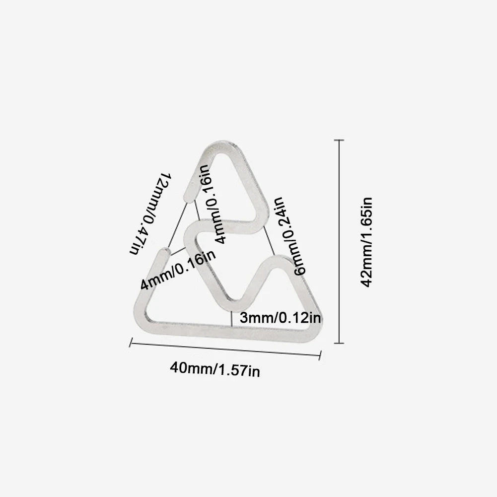 1Pc Outdoor Stainless Steel Hooks Are Not Easy To Slide Ultra Light Multifunctional Lightweight Camping Accessories and Tools