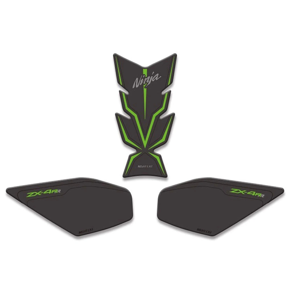 Compatible ZX-4R ZX4R/RR 2023 Motorcycle Fuel Tank Pad Kit Side Fuel Knee Guard Sticker Fuel Tank Protector