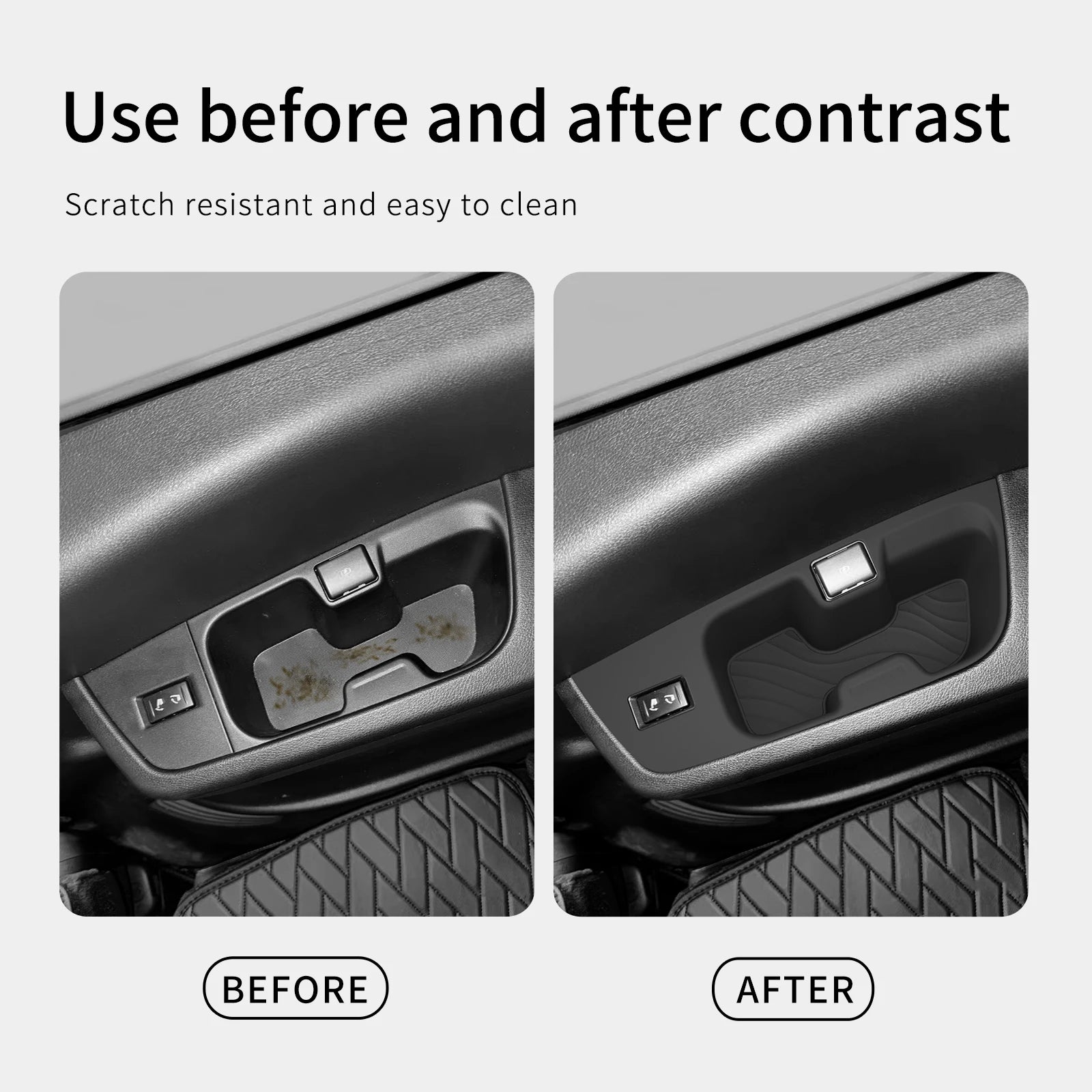 for Nissan Patrol Y63/Armada 2025-2026 Car Water Cup Holder The Third Row Drinks Cup Holder Storage Box Case Accessories 2pcs