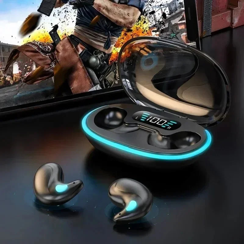 HOT SALE Mini X55 Wireless Sleep Earphones TWS Bluetooth Earphones 3D Waterproof Hidden Pain Free Microphone HD Call