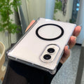 Clear Acrylic PC for Magsafe Case For Samsung Galaxy Z Fold 8 Ultra 7 6 Case Magnetic Hinge Protect Cover for Samsung Z Fold 8