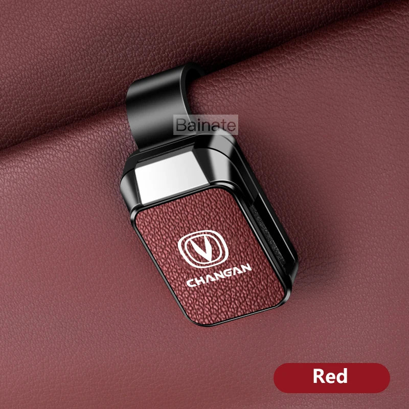 Car Sun Visor Glasses Case Storage, Leather Sunshade Sunglasses Holder, CHANGAN UNI-T UNI-K UNI-V CS75PLUS CS55 EADO PLUS CS35