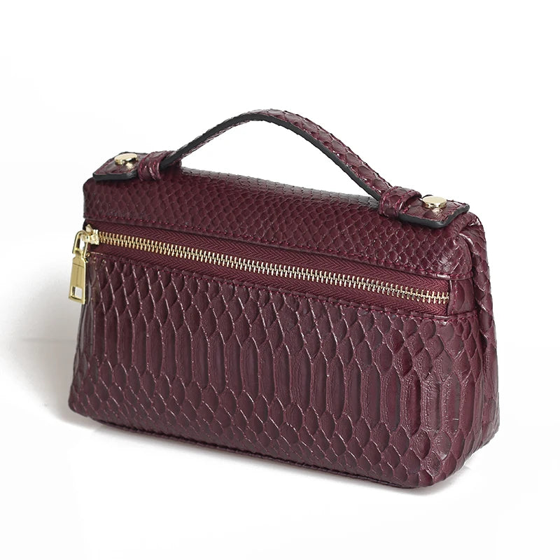 XMESSUN Crocodile Pattern Makeup Bags for Women 2026 Trendy Bag Clutch Bag Luxury High Quality Handbag Designer Handbag Purse