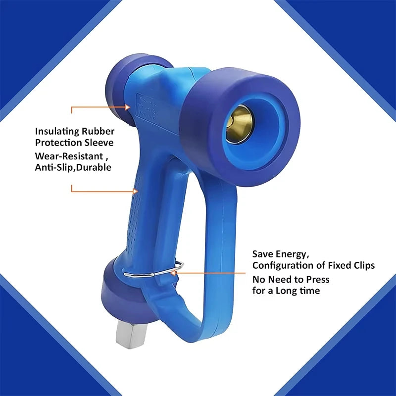 High Volume Low Pressure guns RB35 Wash-Down Gun G1/2F Swivel Heavy Duty Soft Wash Gun for Garden & Cleaning
