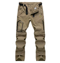 TRVLWEGO Mens Hiking Convertible Pants Waterproof Lightweight Quick Dry Zip Off Fishing Travel Safari Outdoor Cargo Work Trouser
