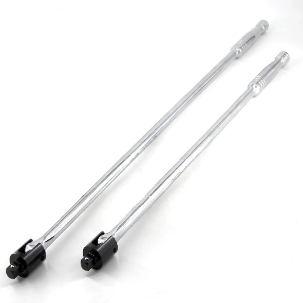 MacWork Socket Torque Wrench 1/2 Inch Drive Heavy Duty Breaker Bar Ratcheting Adapter Use for Stubborn Nuts Bolts 600MM Length