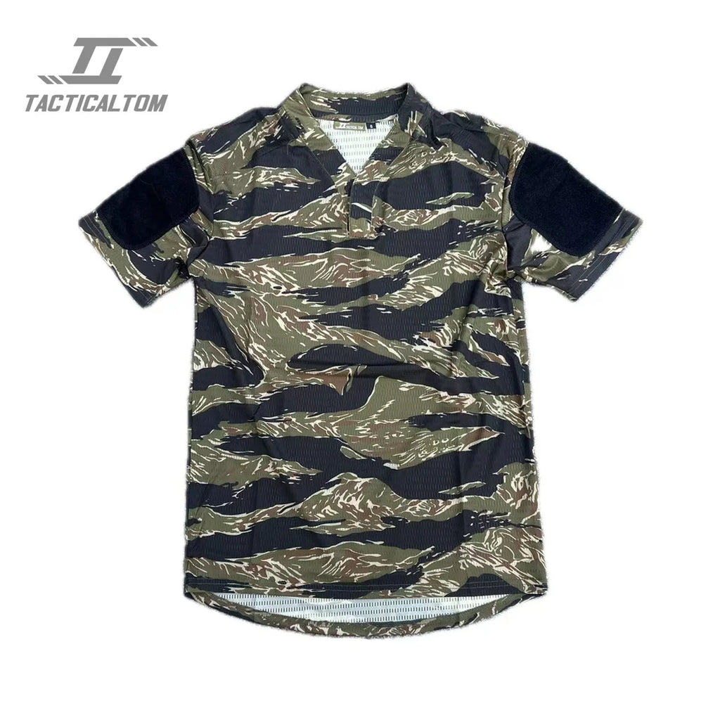 Velocity Style Rugby Shirt Quick Dry Tactical Long Sleeve T-Shirt CAG Love