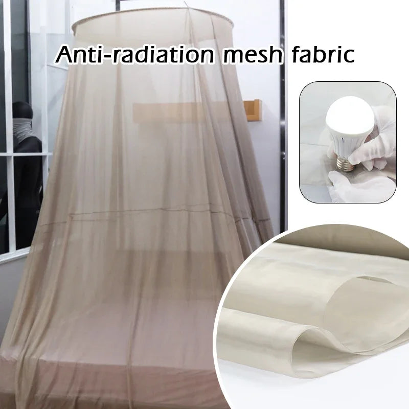 Faraday High-Performance Conductive Mesh Fabric for EMF/EMI/RFID Blocking and Electromagnetic Radiation Protection
