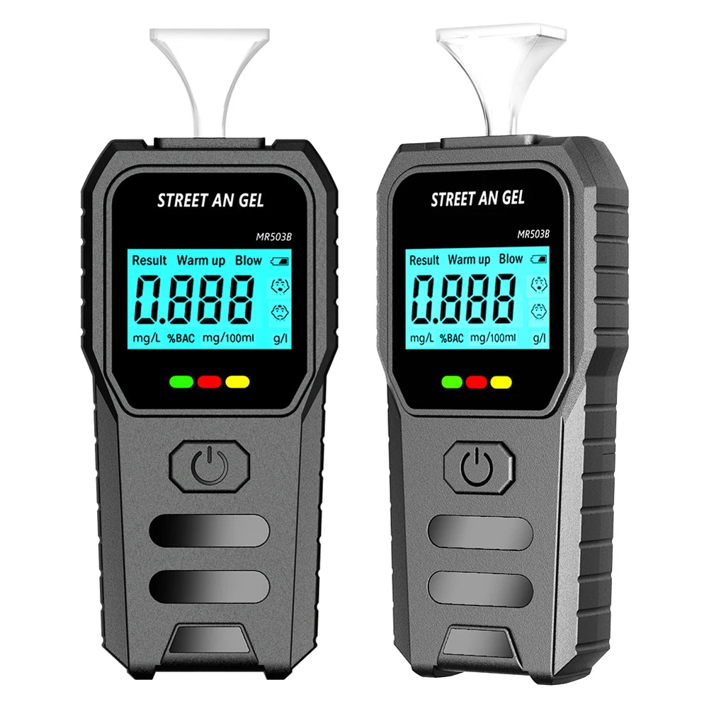 Digital  Breathalyzer Accurate Portable Breathalyzer Alcoholometer Drunk Driving Analyzer for Personal & Professional Use