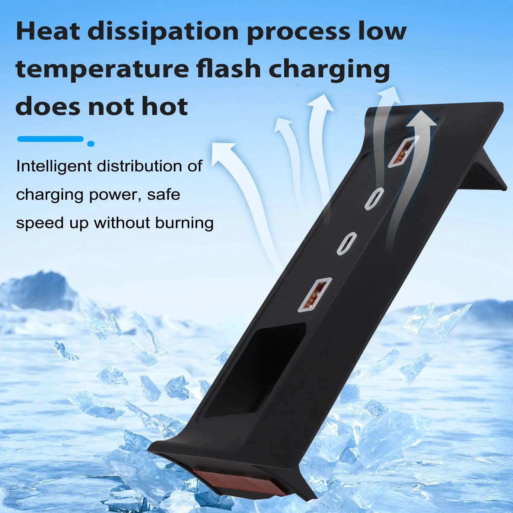 Z0C-hCar USB Type-C Splitter Adapter Fast Charger Shunt HUB Docking Station for Toyota Corolla Cross