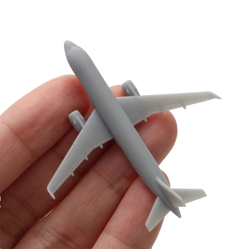 5PCS Multiple Scale A320neo Airliner Model 1/2000 1/1500 1/700 1/400 Static Aircraft w Landing Gear for DIY Building Decoration