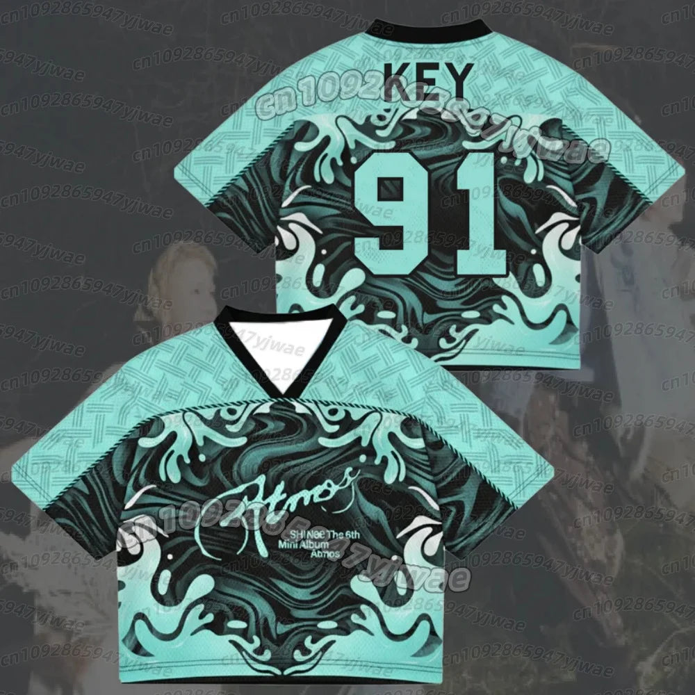 T-shirts For Women Midnight Thoughts Shinee Atmos Album Concert Tour Mix Mesh Jersey TAEMIN fans gift men t-shirt