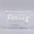 11pcs/Set Travel Bottle Set Refillable Bottle Soft PET Lotion Shampoo Container Squeeze Tube Empty Bottle
