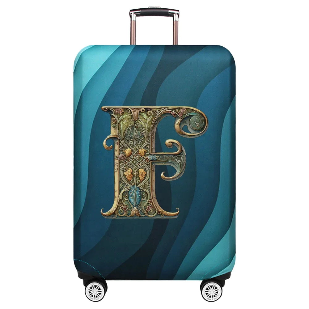 Luggage Covers 18-32inch Protector Travel Luggage Suitcase Protective Cover Stretch Dust Covers Print Graphic Letter Series