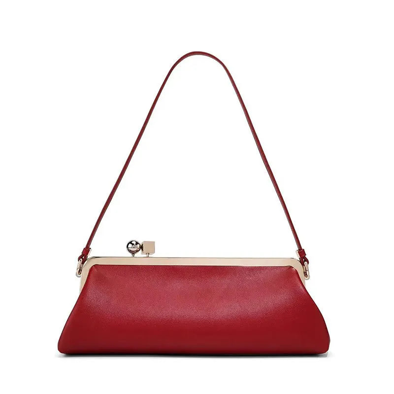 Classic Popular Diaper Bag For Women Elegant Leather Tote Large Capacity Designer Commuter Fashionable Minimalist Shoulder Bag