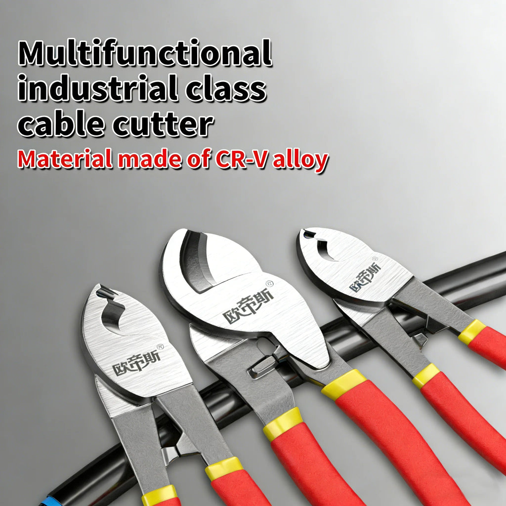 6/8/10 Inch Industrial-grade Dipped Plastic Insulated Cable Cutter Professional-Grade Crimping Pliers Multifunction Hand Tools